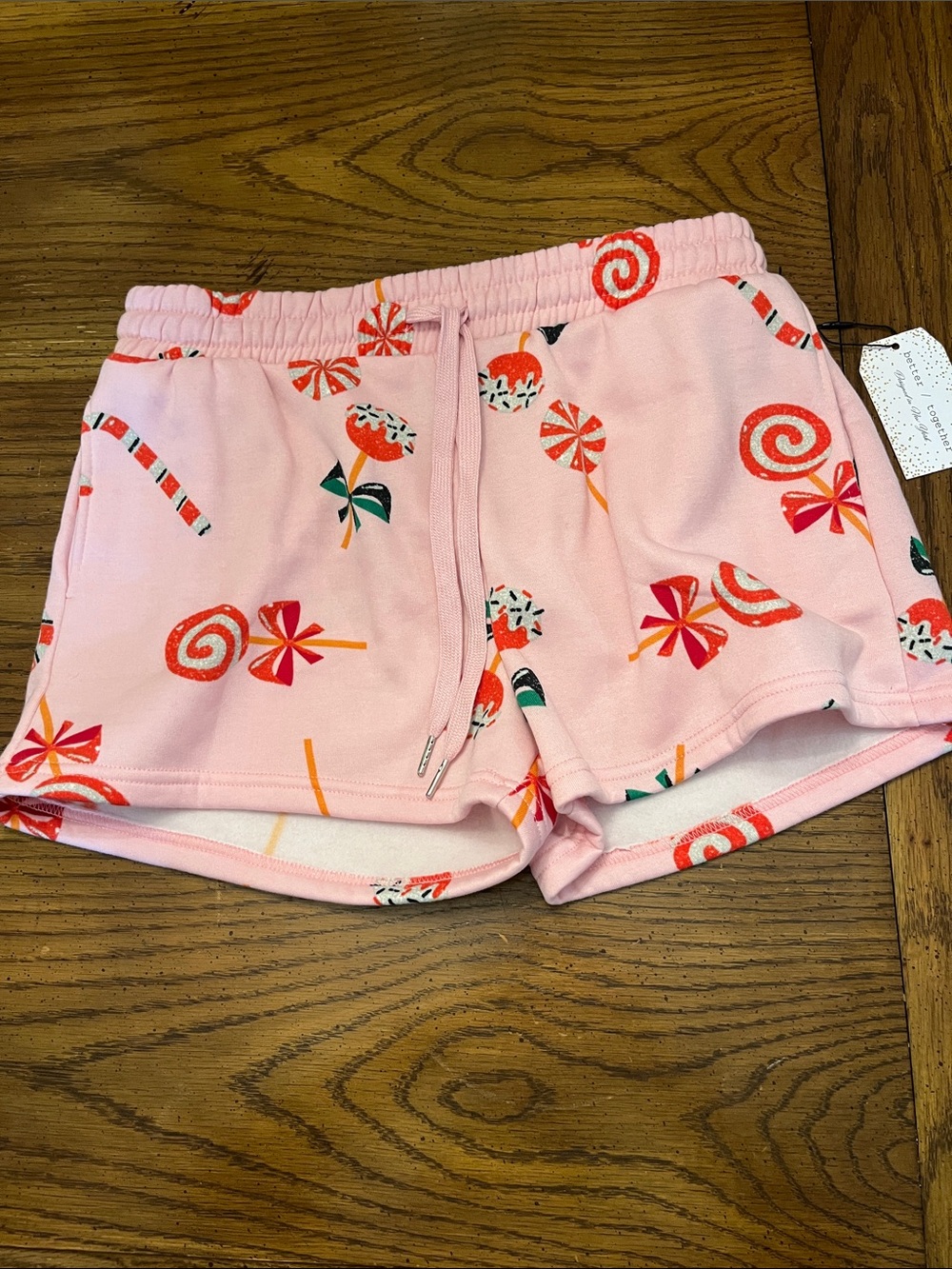 Pink Better Together Candy Print Lounge Set, size large, new with tags - Picture 9 of 14